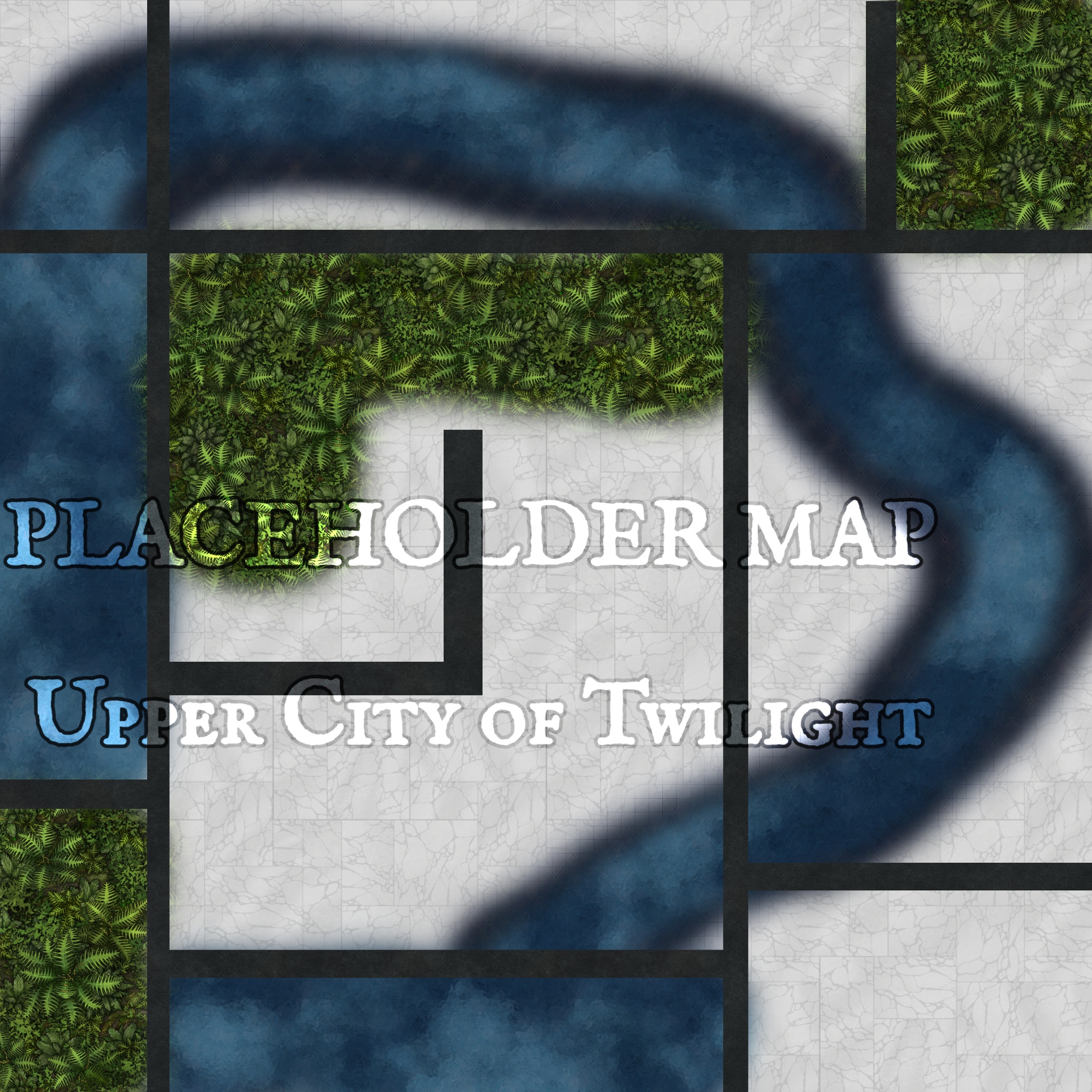 Upper City of Twilight territory map